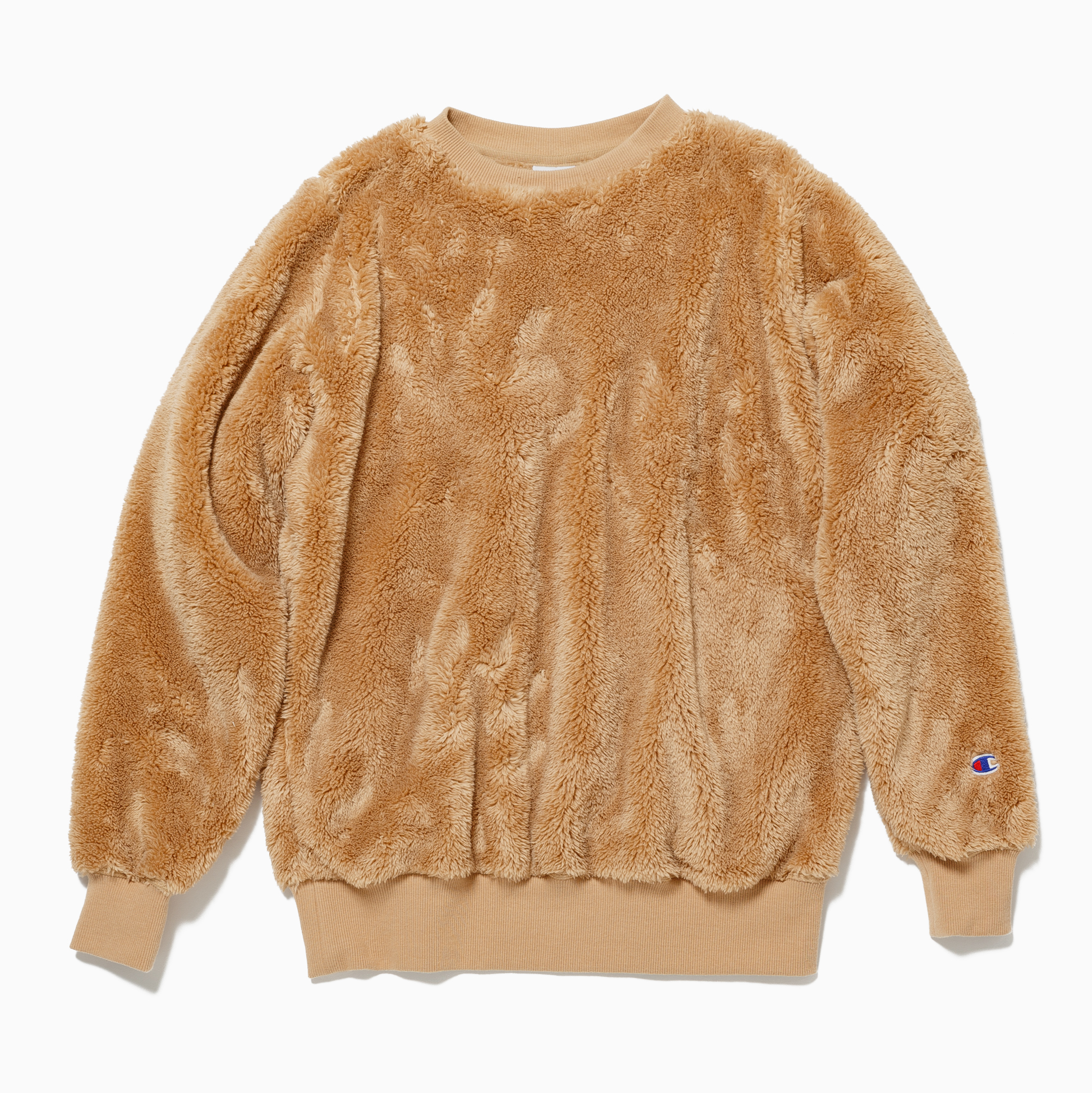 champion sherpa hoodie tan