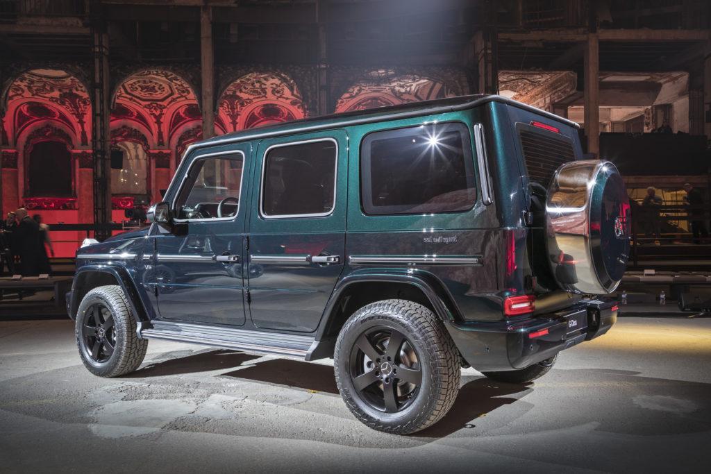 Mercedes-Benz Neujahrsempfang am Vorabend der North American International Auto Show (NAIAS) 2018. Weltpremiere der neuen Mercedes-Benz G-Klasse. Mercedes-Benz New Year's Reception on the eve of the 2018 North American International Auto Show (NAIAS). World Premiere of the new Mercedes-Benz G-Class.