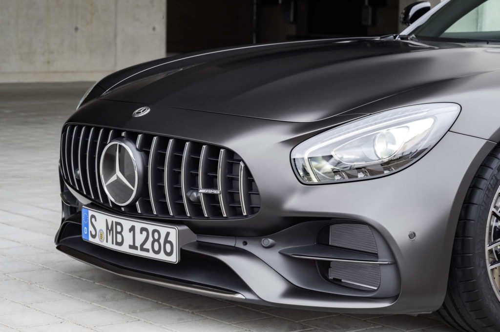 Mercedes - AMG GT C Edition 50, graphitgrau magno // Mercedes - AMG GT C Edition 50, graphite gray magno Kraftstoffverbrauch kombiniert: 11, 3 l / 100 km, CO2 - Emissionen kombiniert: 257 g / km Fuel consumption combined: 11.3 l / 100 km; Combined CO2 emissions: 257 g / km