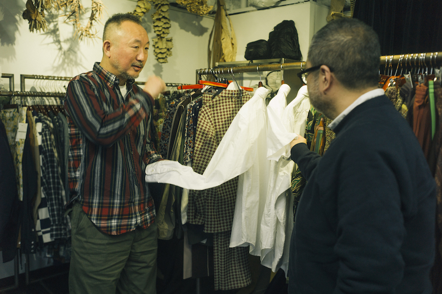 ENGINEERED GARMENTS × LOWERCASE The collaboration of two people 