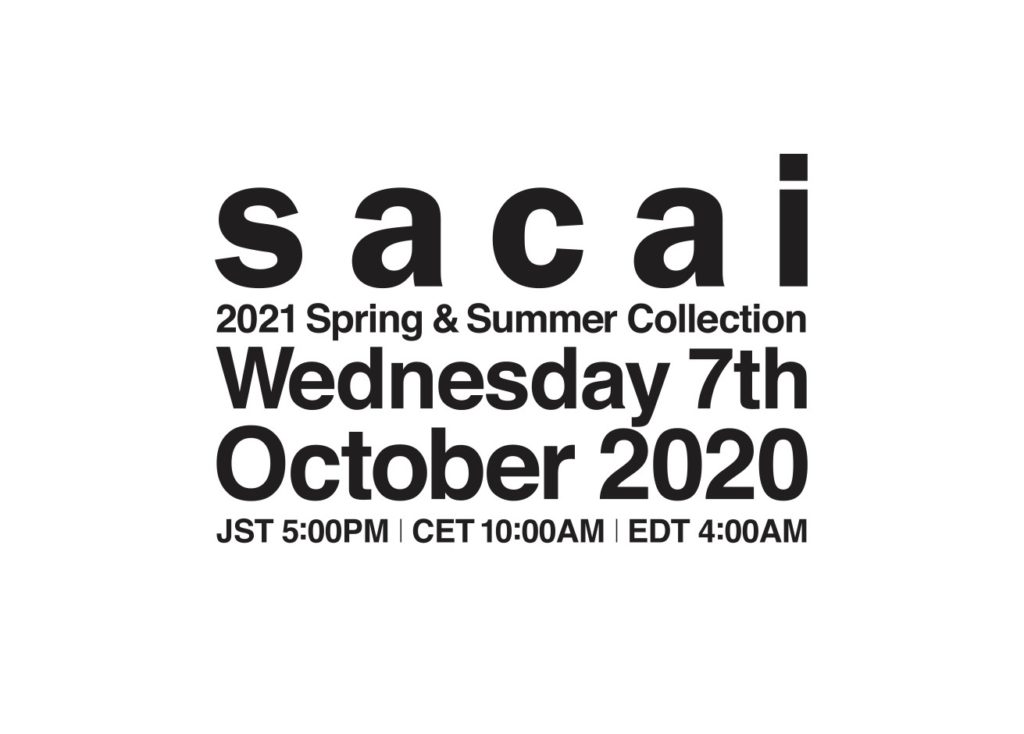 sacai 2021SS_E-Invitation
