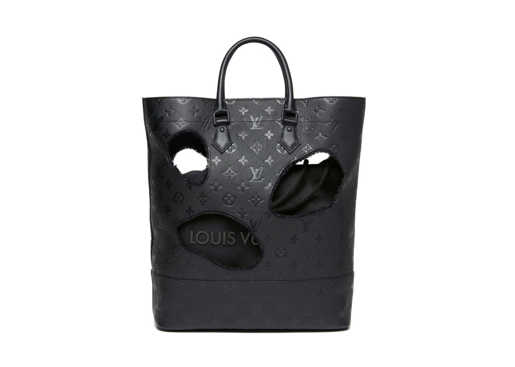 LOUIS VUITTON×川久保玲の名作「BAG WITH HOLES」黒レザーで再び / RoC 